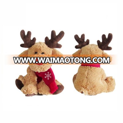 China toy factory plush toys soft christmas deer for kids