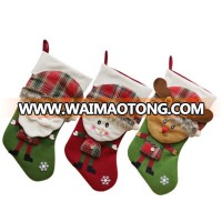 Santa Claus Snowman Elk Socks Gift Bag  Christmas Ornament Christmas Tree Pendant  Candy Christmas Socks